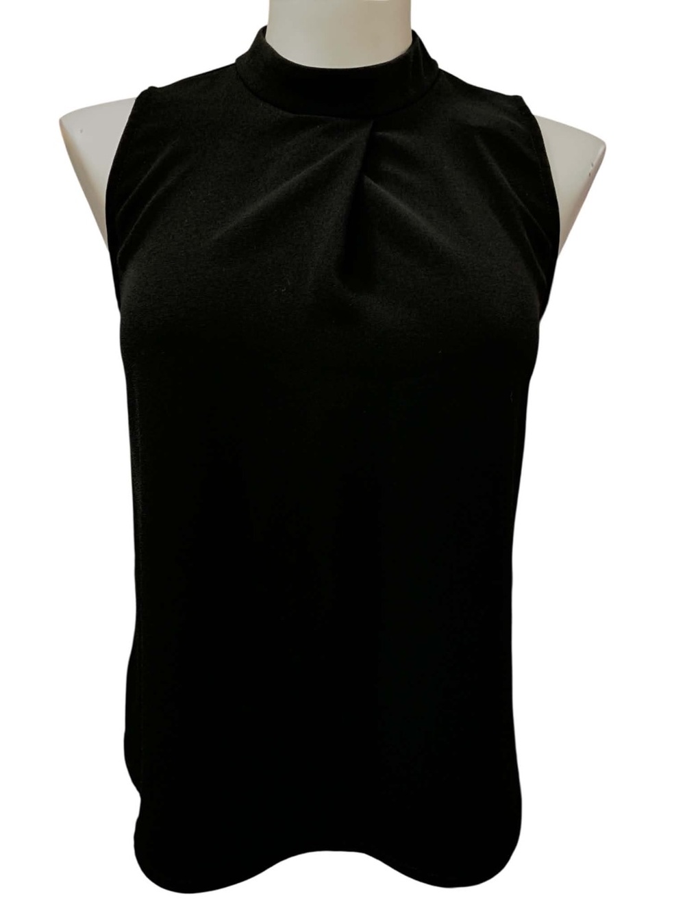 Ann Taylor Black Mock Neck Sleeveless Camisole Size XS